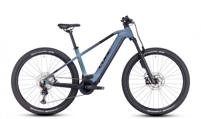 Cube Reaction Hybrid ABS 750 27.5'' / 29'' Pedelec E-Bike MTB Fahrrad grau/blau 2023 