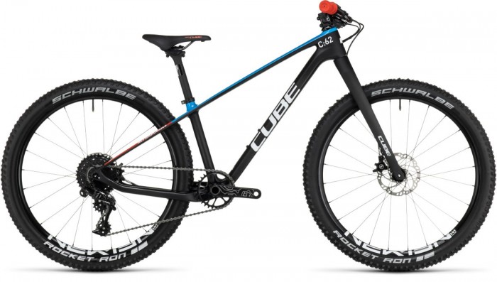 Cube Elite 240 C:62 SLX 24'' Carbon Kinder Fahrrad schwarz/blau/rot 2026 