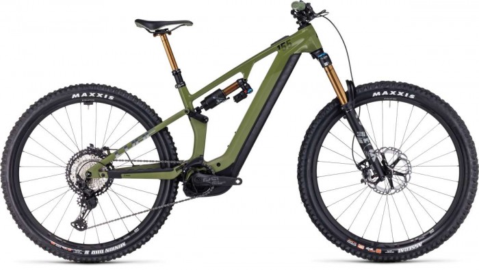 Cube Stereo Hybrid One55 C:68X TM 750 29'' Carbon Pedelec E-Bike MTB Fahrrad olive grün 2024 