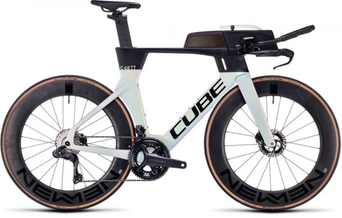 Cube Aerium C:68 TT SLX Low Carbon Triathlon Fahrrad prisma grau 2024 
