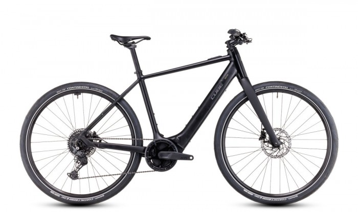 Cube Editor Hybrid Pro 400X Pedelec E-Bike City Fahrrad schwarz 2024 