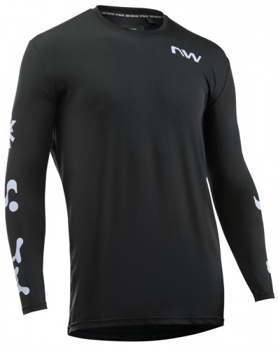 Northwave Xtrail MTB Fahrradtrikot lang schwarz 2026 
