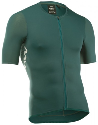 Northwave Essence Evo Gravel / Rennrad Fahrradtrikot kurz petrol grün 2026 