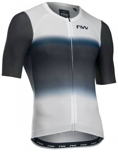 Northwave Blade Air Gravel / Rennrad Fahrradtrikot kurz weiß/schwarz 2026 