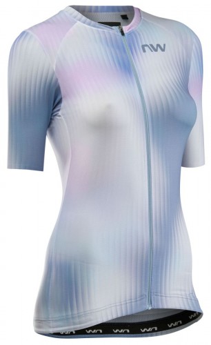 Northwave Blade Damen Gravel / Rennrad Fahrradtrikot kurz ice grau 2026 