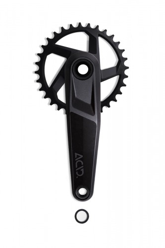 Acid MTB Pro 32T CL53 mm E-Bike Fahrrad Kurbelgarnitur schwarz 