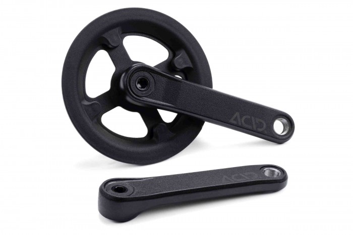 Acid Rookie 30T Kinder Fahrrad Kurbelgarnitur schwarz 