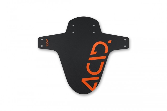 Acid Downhill Mudfender Fahrrad Schutzblech vorne schwarz/orange 