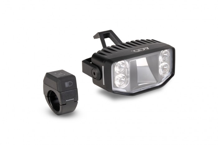 Acid Pro-E 300 WIDE HB X-Connect E-Bike Frontlicht schwarz 