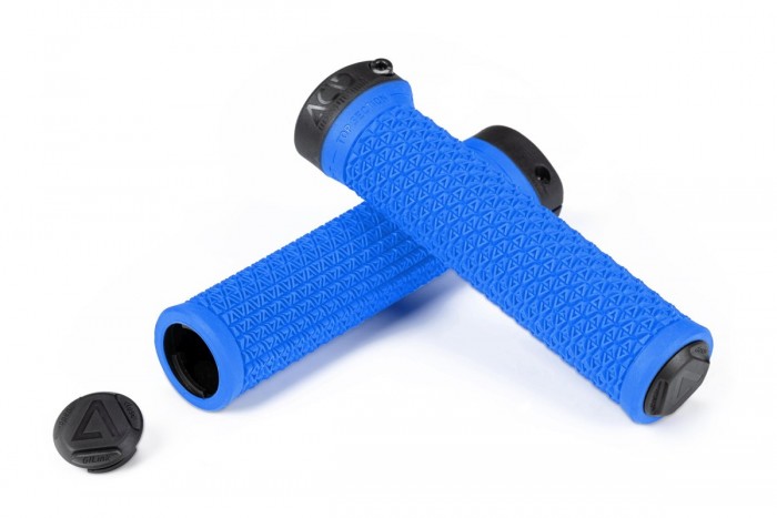 Acid Icon One Ergo Fahrrad Schraubgriffe blau 
