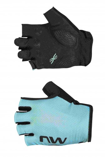 Northwave Active Fahrrad Handschuhe kurz surf blau/schwarz 2024 