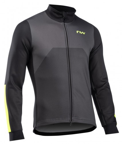 Northwave Blade 2 Fahrrad Winterjacke grau/gelb 2024 