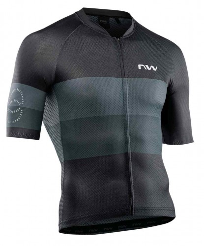 Northwave Blade Air Fahrrad Trikot kurz schwarz/grau 2023 