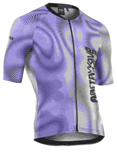 Northwave Blade Doppler Fahrrad Trikot kurz lila 2024 