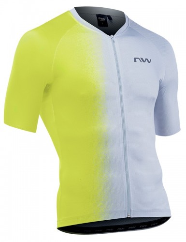Northwave Blade Fahrrad Trikot kurz gelb/weiß 2022 