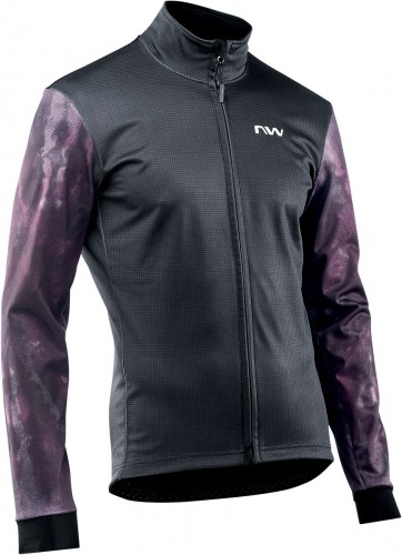 Northwave Blade Fahrrad Winterjacke schwarz/lila 2022 