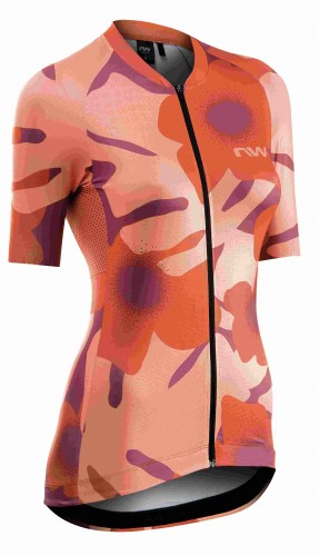 Northwave Blade Damen Fahrrad Trikot kurz orange 2024 