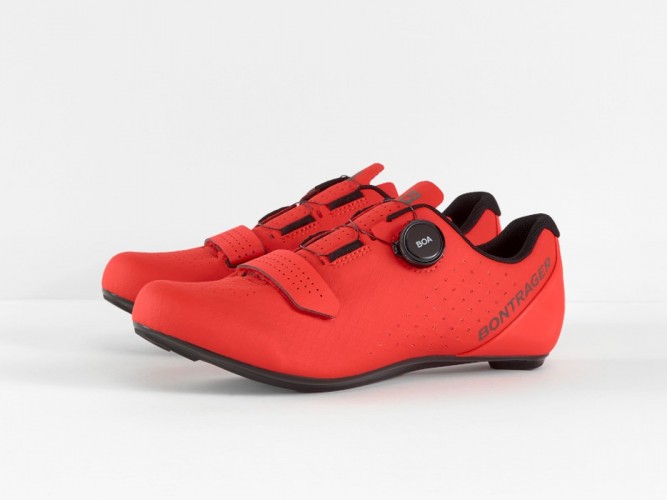 Bontrager Circuit Road Rennrad Fahrrad Schuhe rot 2024 