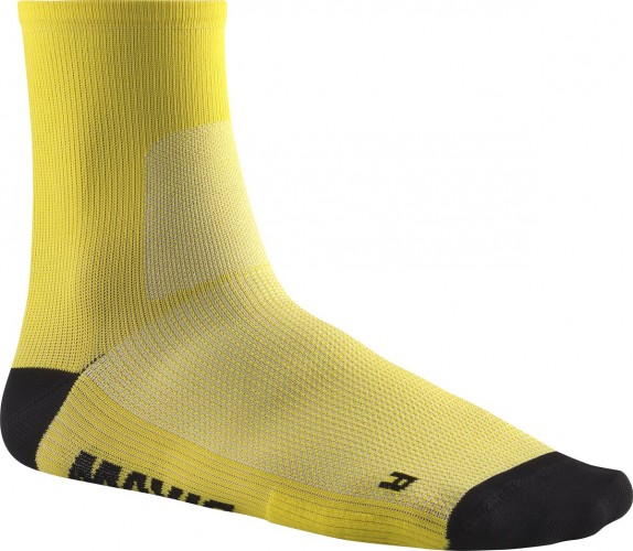 Mavic Essential Mid Fahrrad Socken mavic gelb 2022 