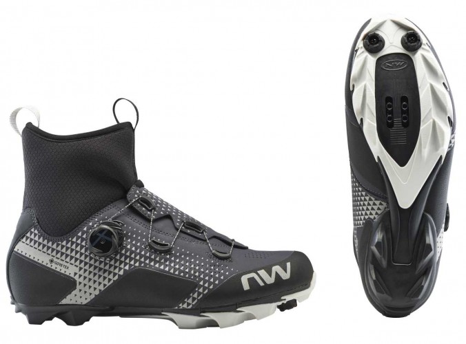 Northwave Celsius XC GTX Winter MTB Fahrrad Schuhe grau reflective 2024 