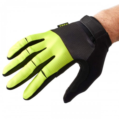 Trek Circuit Fahrrad Handschuhe lang schwarz/gelb 2024 