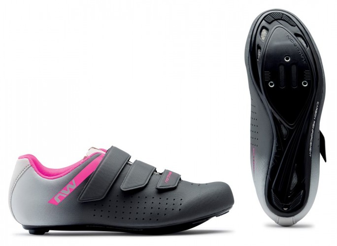 Northwave Core 2 Damen Rennrad Fahrrad Schuhe grau 2025 