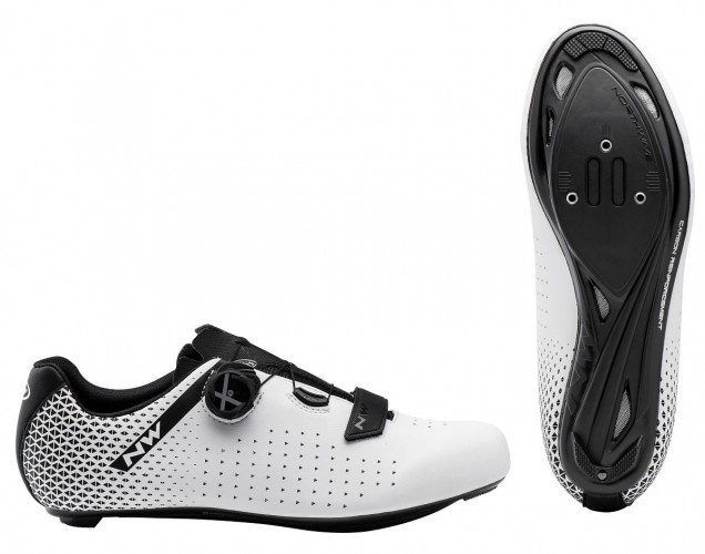 Northwave Core Plus 2 Rennrad Fahrrad Schuhe weiß/schwarz 2025 