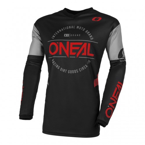 O'Neal Element Brand FR Jersey Trikot lang schwarz/rot 2023 Oneal 