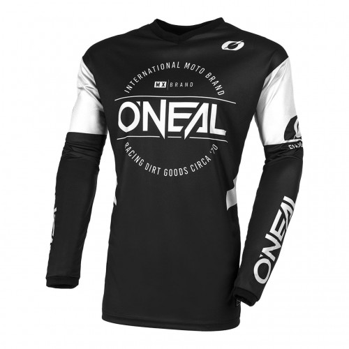 O'Neal Element Brand FR Jersey Trikot lang schwarz/weiß 2024 Oneal 