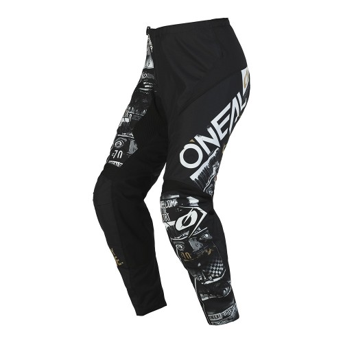 O'Neal Element Attack Youth Kinder MX DH MTB Pant Hose lang schwarz/weiß 2024 Oneal 