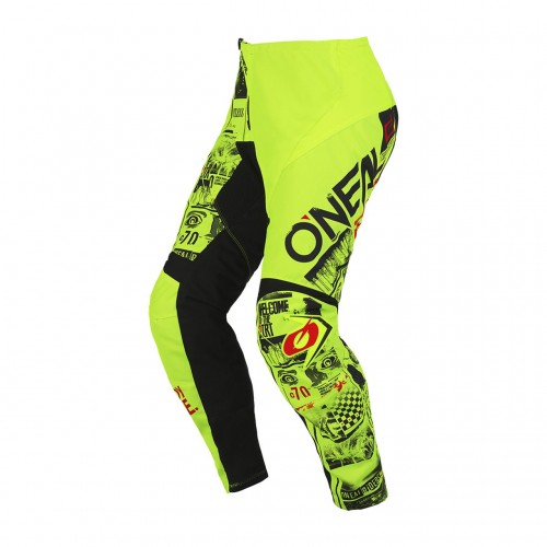 O'Neal Element Attack Youth Kinder MX DH MTB Pant Hose lang gelb/schwarz 2024 Oneal 