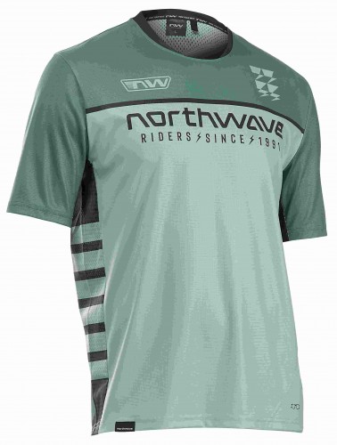 Northwave Edge 2 Fahrrad Trikot kurz surf grün 2024 