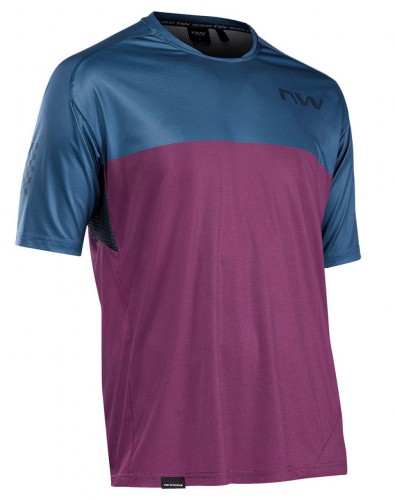 Northwave Edge Fahrrad Trikot kurz lila/blau 2023 