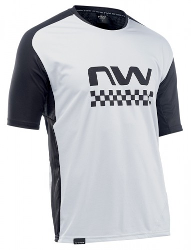 Northwave Edge Fahrrad Trikot kurz weiß/schwarz 2022 