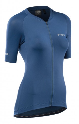 Northwave Essence 2 Damen Fahrrad Trikot kurz blau 2023 