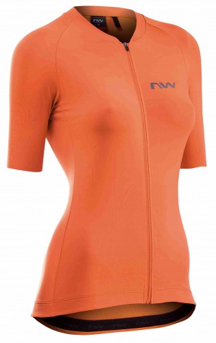 Northwave Essence 2 Damen Fahrrad Trikot kurz orange 2024 