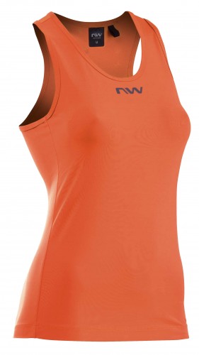 Northwave Essence Tank Damen Fahrrad Trikot kurz orange 2024 