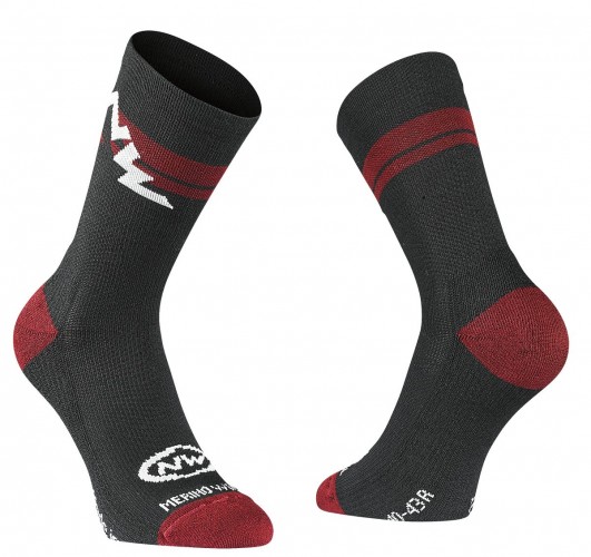 Northwave Extreme Winter Fahrrad Socken schwarz/rot 2021 