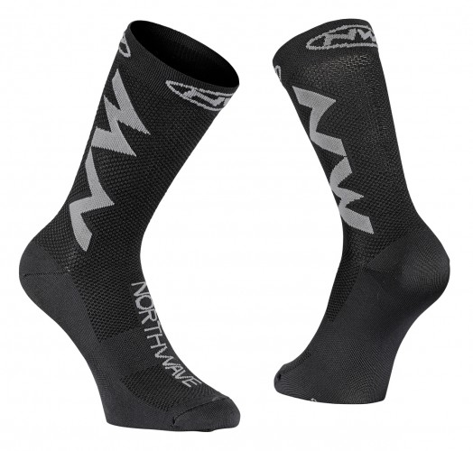 Northwave Extreme Air Fahrrad Socken schwarz/grau 2021 