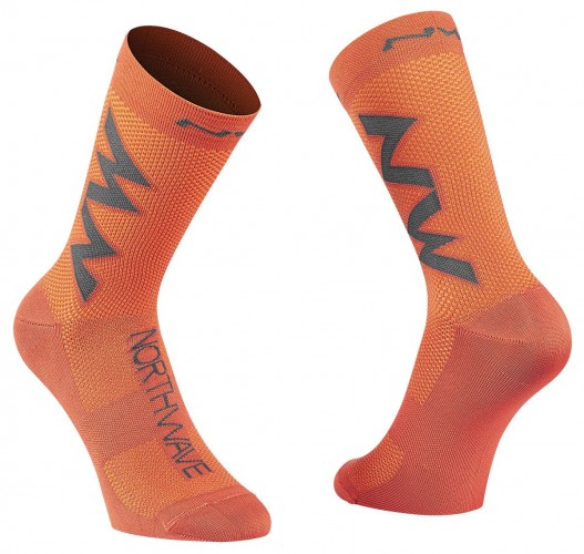 Northwave Extreme Air Fahrrad Socken orange 2021 