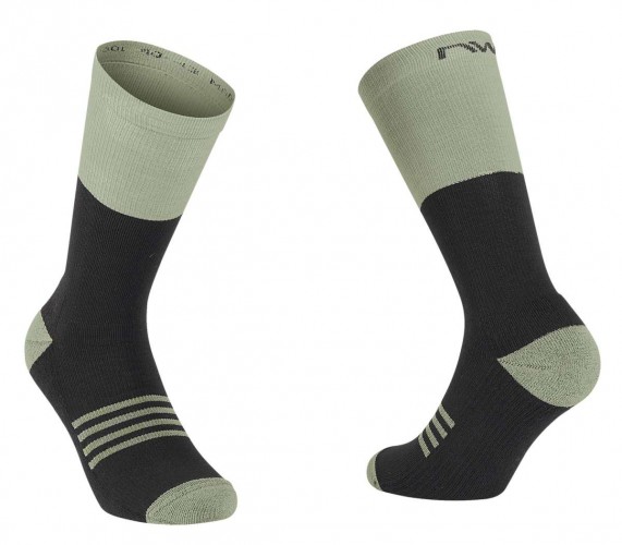 Northwave Extreme Pro High Winter Fahrrad Socken schwarz/grün 2026 