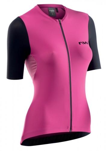 Northwave Extreme Damen Fahrrad Trikot kurz pink/schwarz 2022 