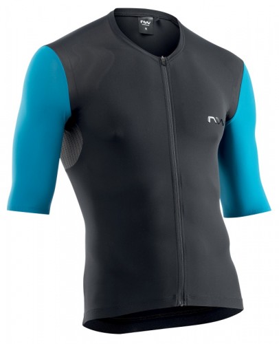 Northwave Extreme Fahrrad Trikot kurz schwarz/blau 2022 