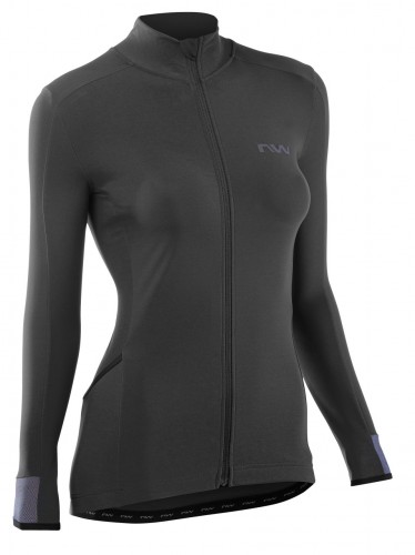 Northwave Fahrenheit Damen Fahrrad Trikot lang schwarz 2024 