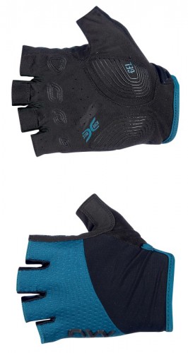 Northwave Fast Damen Fahrrad Handschuhe kurz schwarz/blau 2023 