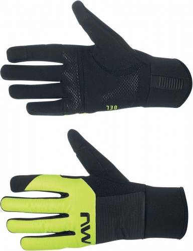 Northwave Fast Gel Winter Fahrrad Handschuhe schwarz/gelb 2024 