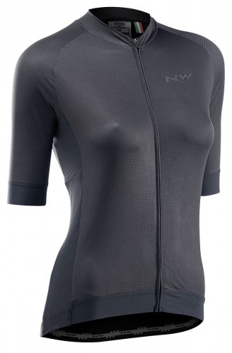 Northwave Fast Damen Fahrrad Trikot kurz schwarz 2022 