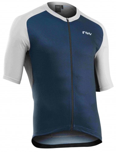 Northwave Force Evo Fahrrad Trikot kurz blau 2024 