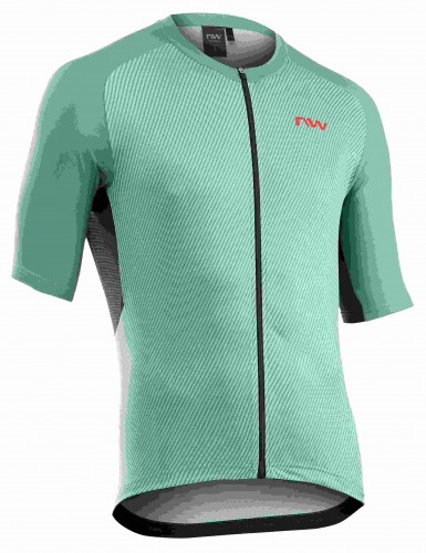 Northwave Force Evo Fahrrad Trikot kurz surf blau 2024 