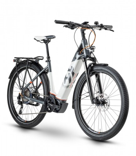 Husqvarna Gran Urban GU4 Pedelec E-Bike Trekking Fahrrad grau/weiß 2021 